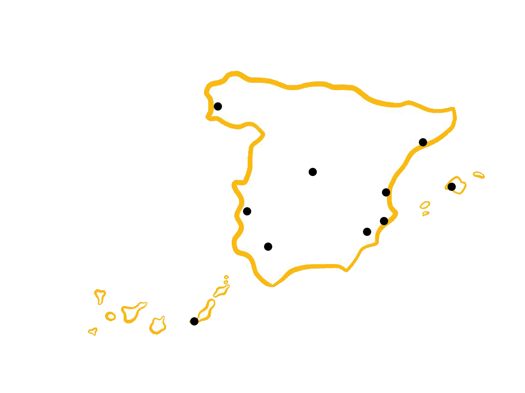 mapa puntos de venta